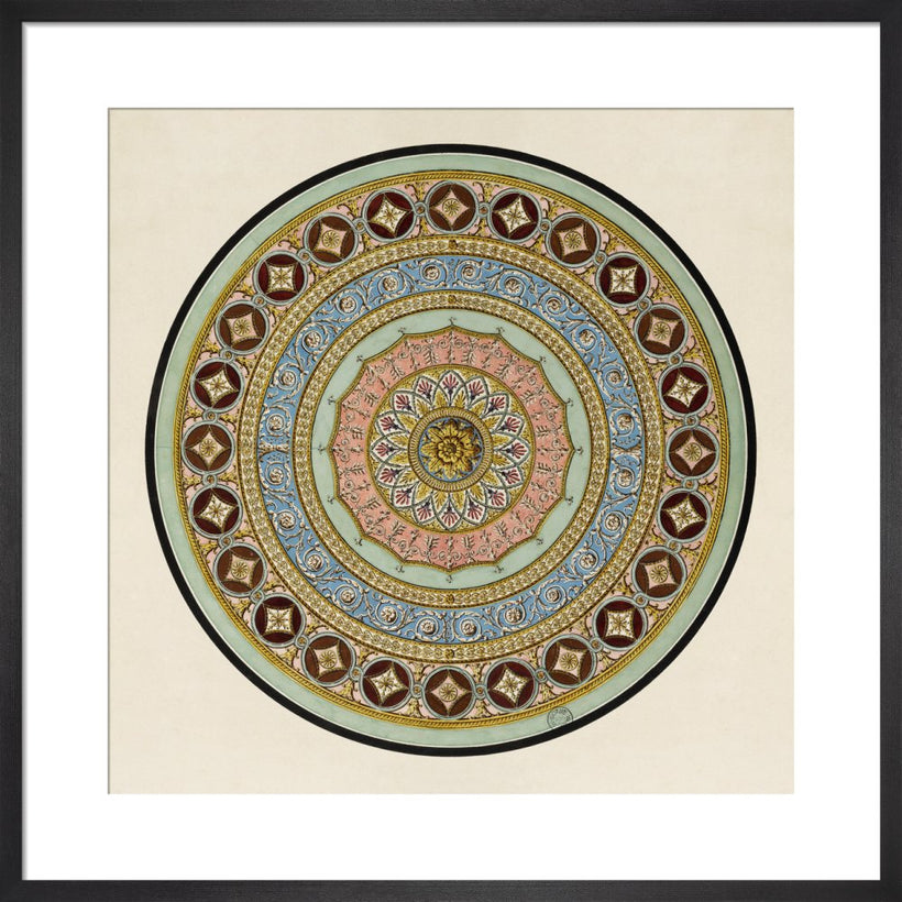 Unexecuted Manocchi Drawing for a Ceiling or a Carpet I, c1765-66