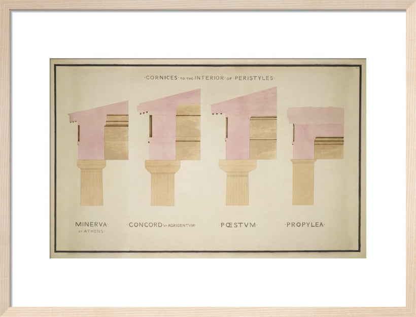 Doric Order: Cornices of Greek Buildings