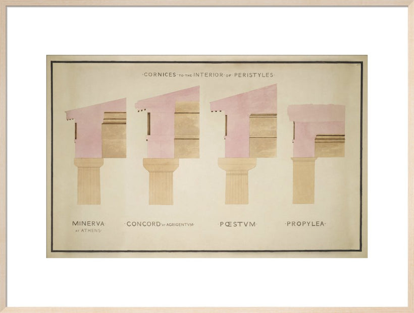 Doric Order: Cornices of Greek Buildings