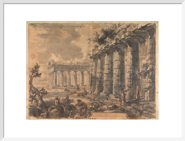 Paestum, Italy, Basilica and Temple of Neptune