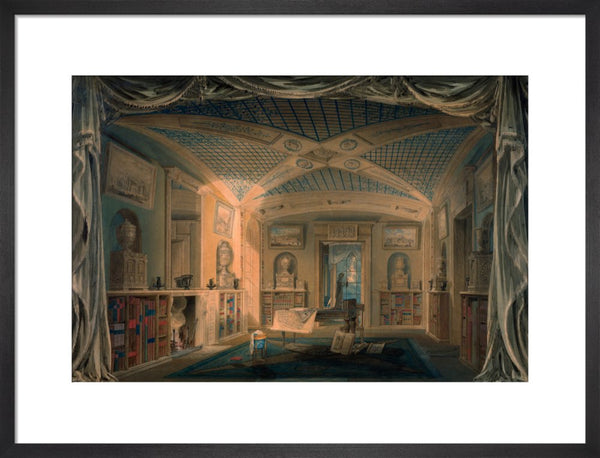 Design Perspective for the Decoration of the Library, Pitzhanger Manor.