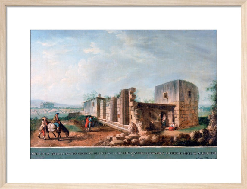 View of the Remains of the Temple (supposed to be of Esculapius) at Agrigentum (4 of 6)