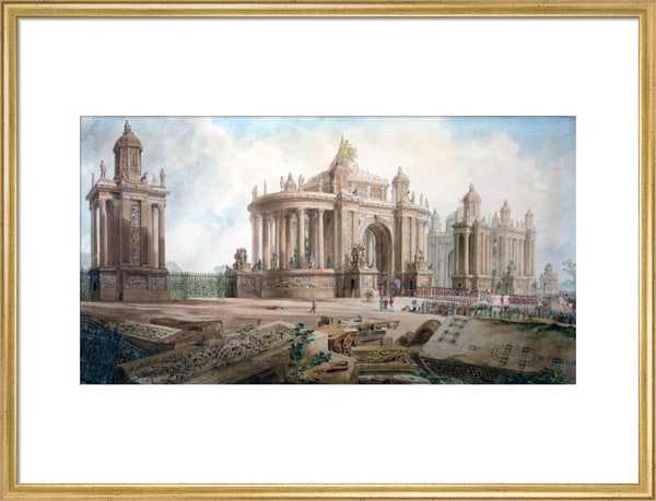 Design (by John Soane) for an Entrance to London