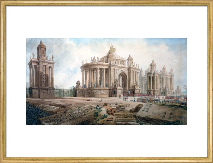 Design (by John Soane) for an Entrance to London