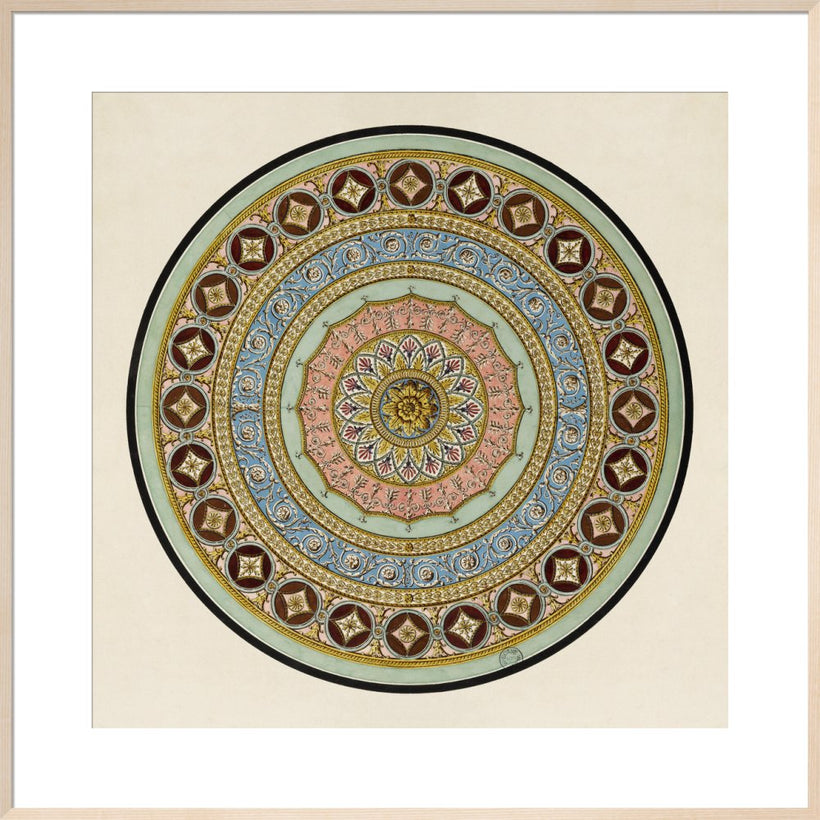 Unexecuted Manocchi Drawing for a Ceiling or a Carpet I, c1765-66