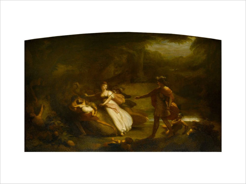 The Contention of Oberon and Titania for the Indian Boy from William Shakespeare's 'A Midsummer Night's Dream' Act II