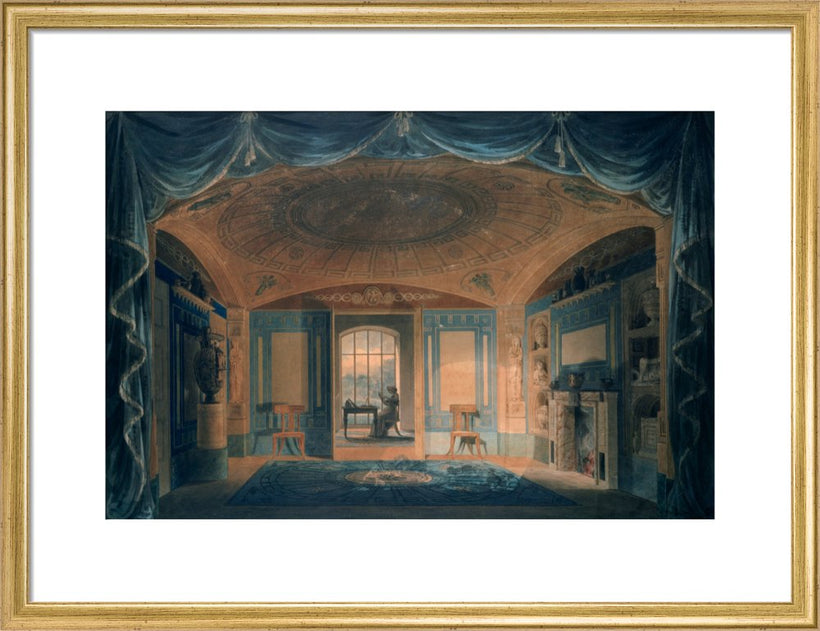 Design Perspective for the Interior Decoration of the Breakfast Room, Pitzhanger Manor.