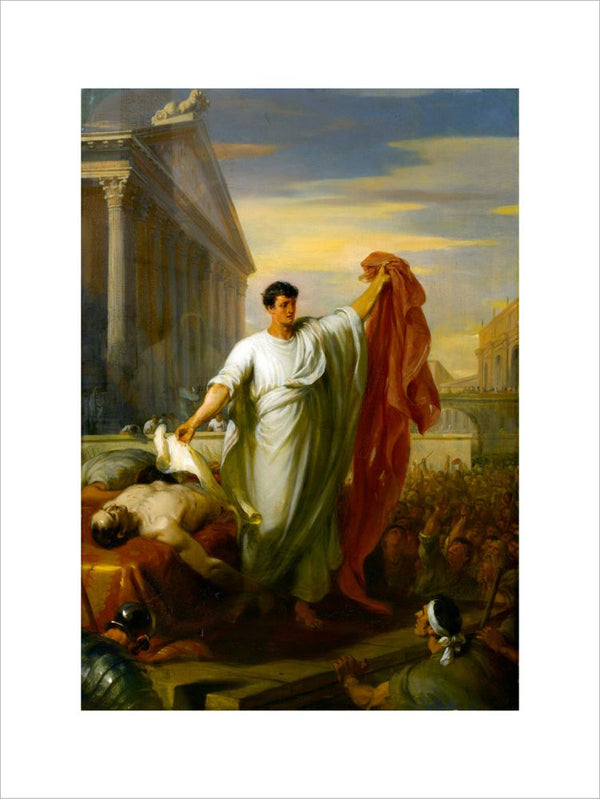 Marc Antony Reading the Will of Caesar