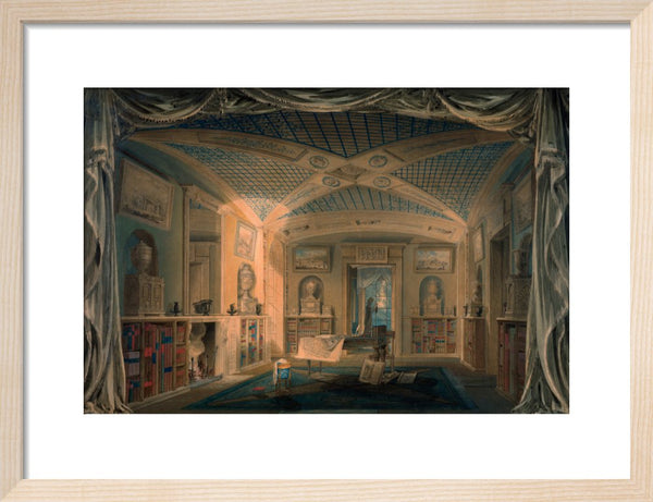 Design Perspective for the Decoration of the Library, Pitzhanger Manor.