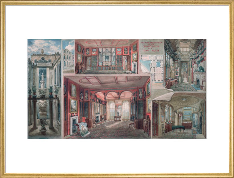 Composite view of Lincoln's Inn Fields