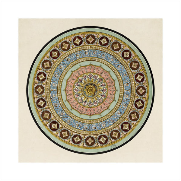 Unexecuted Manocchi Drawing for a Ceiling or a Carpet I, c1765-66