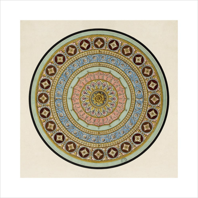 Unexecuted Manocchi Drawing for a Ceiling or a Carpet I, c1765-66