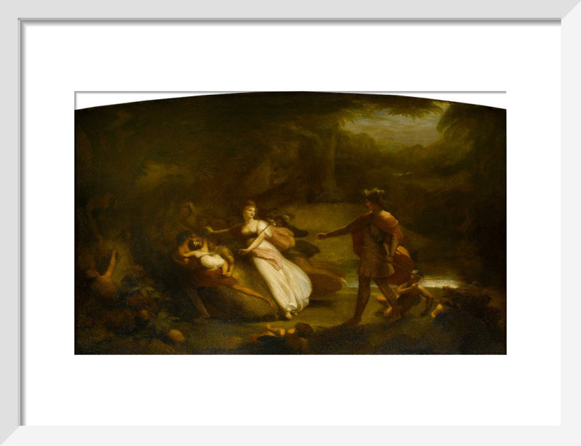 The Contention of Oberon and Titania for the Indian Boy from William Shakespeare's 'A Midsummer Night's Dream' Act II