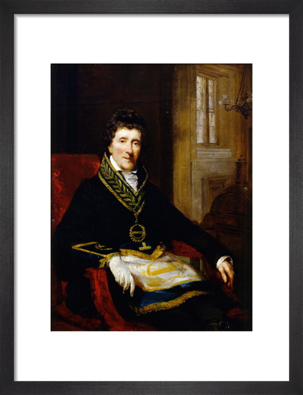 Sir John Soane, in Masonic Costume, as Grand Superintendent and President of the Board of Works