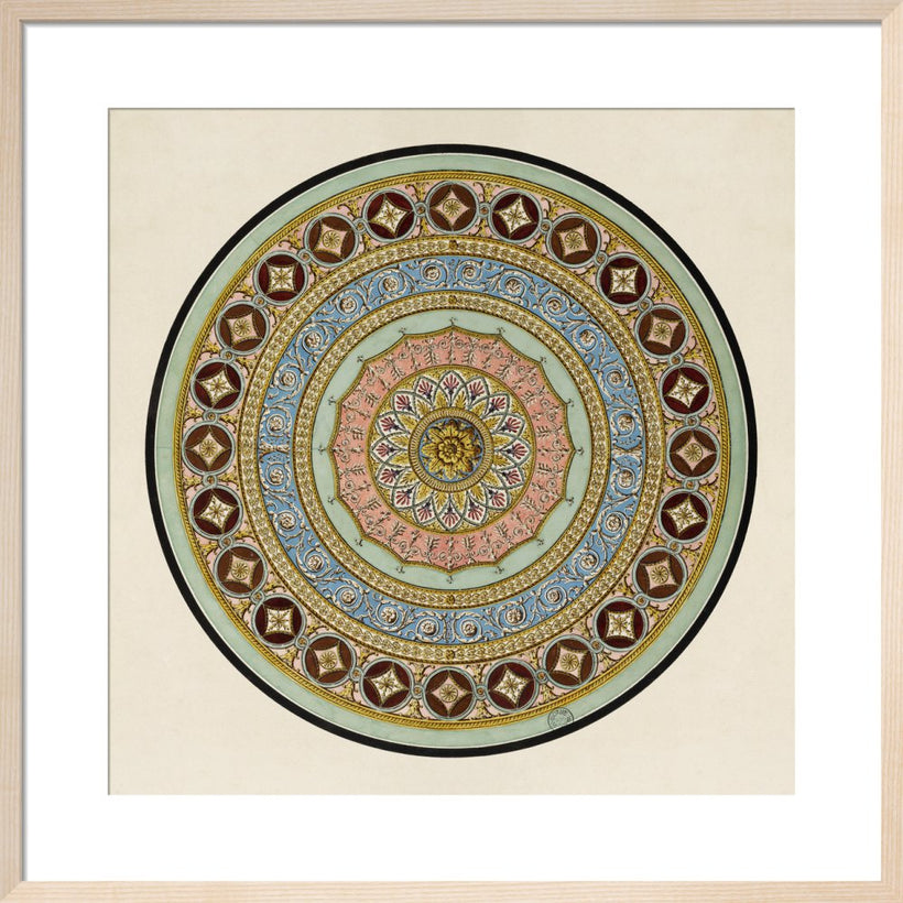 Unexecuted Manocchi Drawing for a Ceiling or a Carpet I, c1765-66