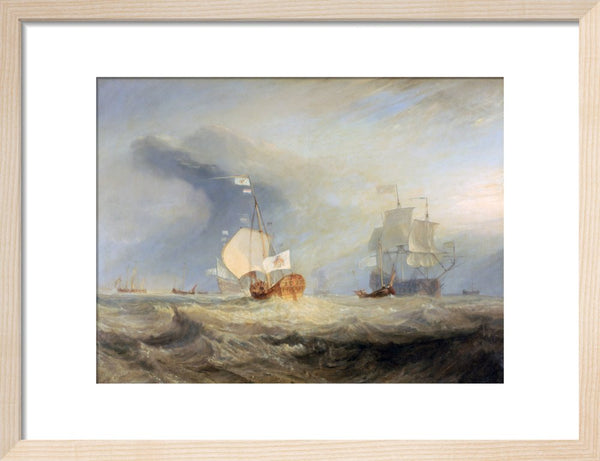 Admiral van Tromp's Barge by J. M. W Turner