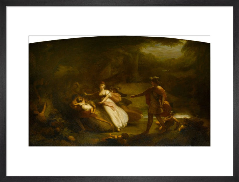 The Contention of Oberon and Titania for the Indian Boy from William Shakespeare's 'A Midsummer Night's Dream' Act II