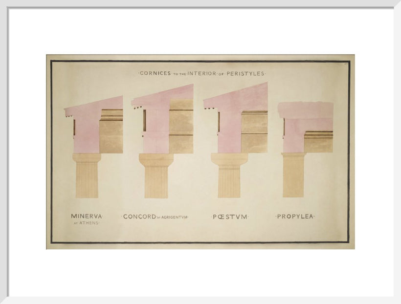 Doric Order: Cornices of Greek Buildings