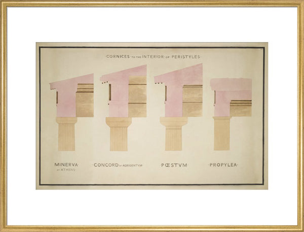 Doric Order: Cornices of Greek Buildings