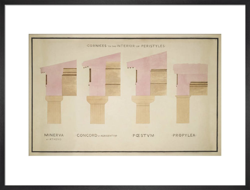 Doric Order: Cornices of Greek Buildings