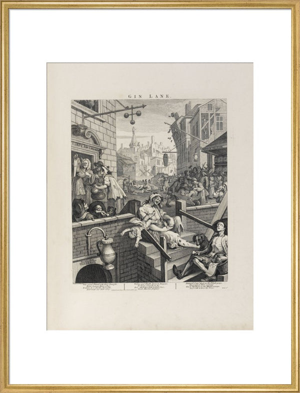 Gin Lane by William Hogarth