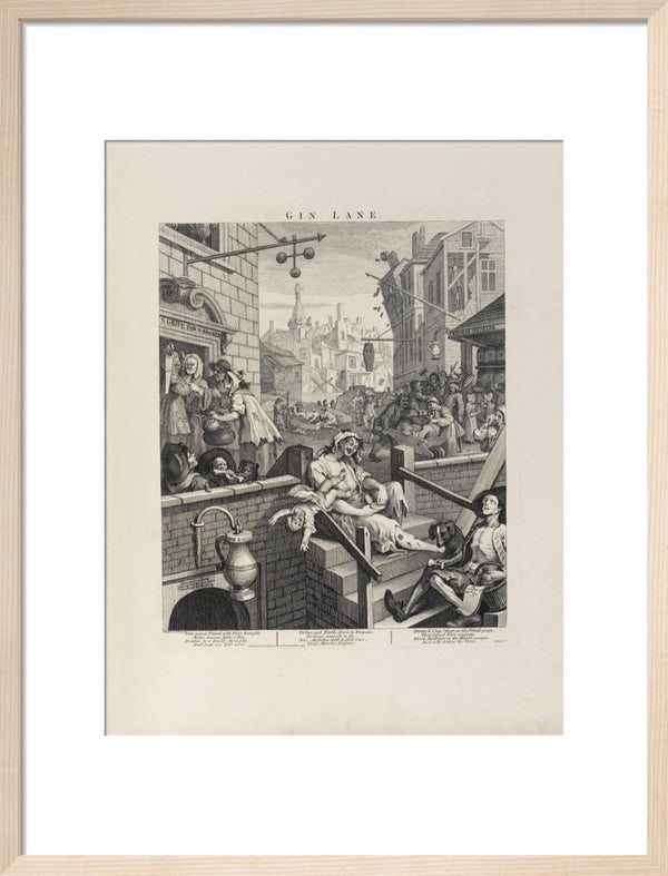 Gin Lane by William Hogarth