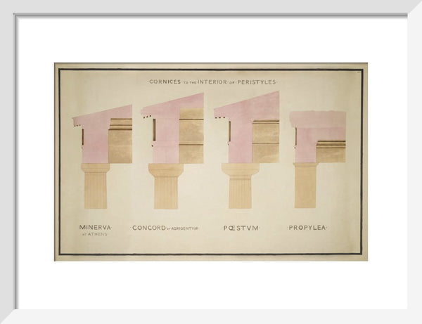 Doric Order: Cornices of Greek Buildings