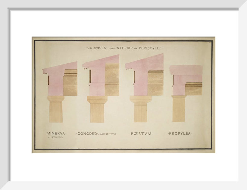 Doric Order: Cornices of Greek Buildings