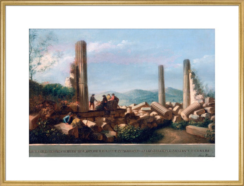 View of the Remains of the Temple (supposed to be of Castor and Pollux) in Agrigentum (5 of 6)