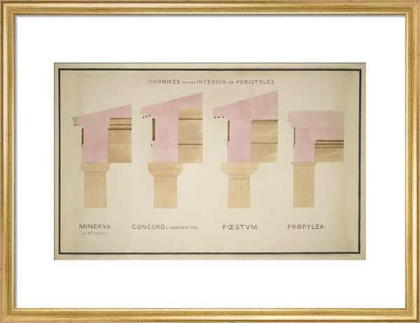 Doric Order: Cornices of Greek Buildings