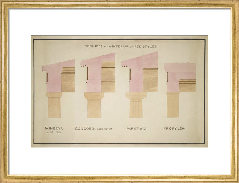 Doric Order: Cornices of Greek Buildings