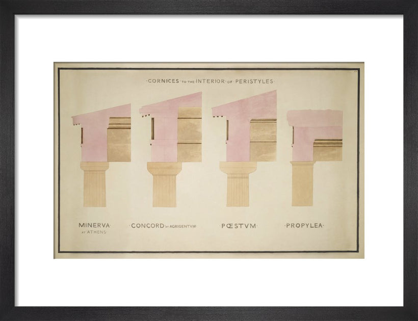 Doric Order: Cornices of Greek Buildings