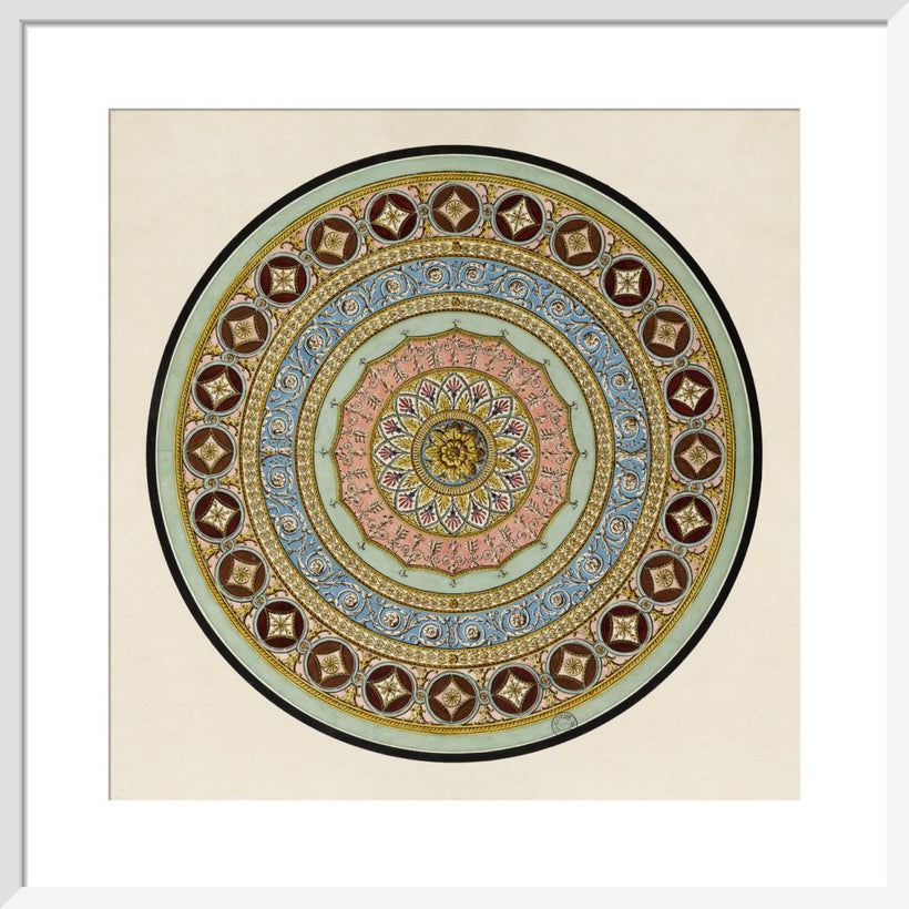 Unexecuted Manocchi Drawing for a Ceiling or a Carpet I, c1765-66