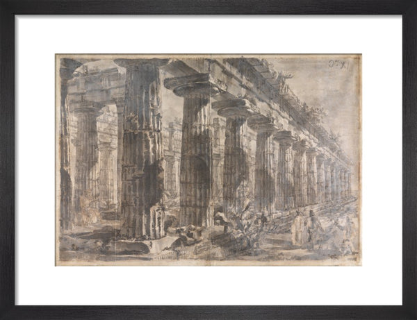 Paestum, Italy, Exterior of the Temple of Neptune from the North-East