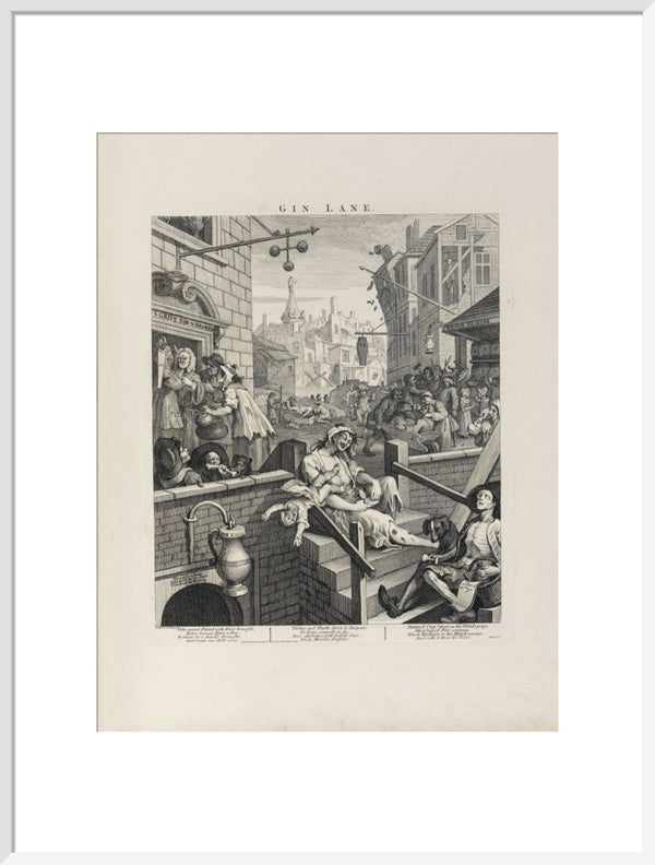 Gin Lane by William Hogarth