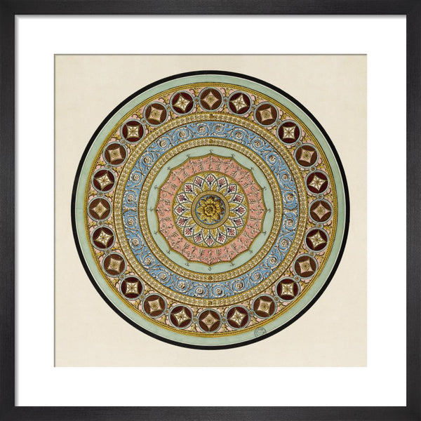 Unexecuted Manocchi Drawing for a Ceiling or a Carpet I, c1765-66