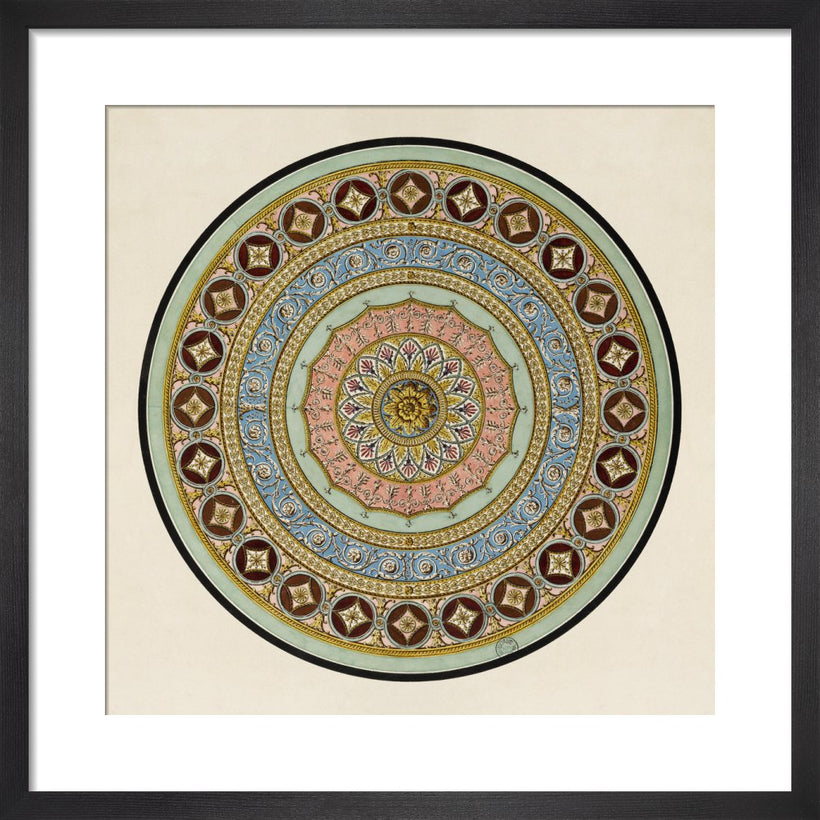 Unexecuted Manocchi Drawing for a Ceiling or a Carpet I, c1765-66