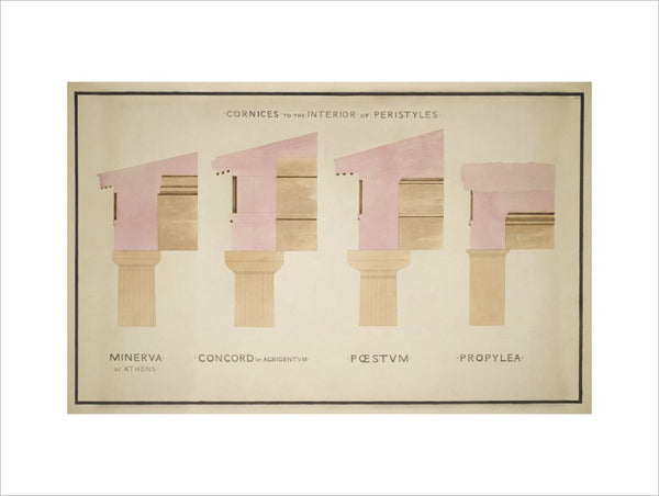 Doric Order: Cornices of Greek Buildings
