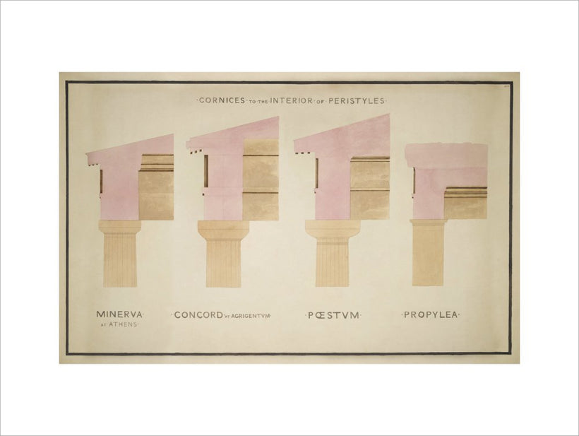 Doric Order: Cornices of Greek Buildings