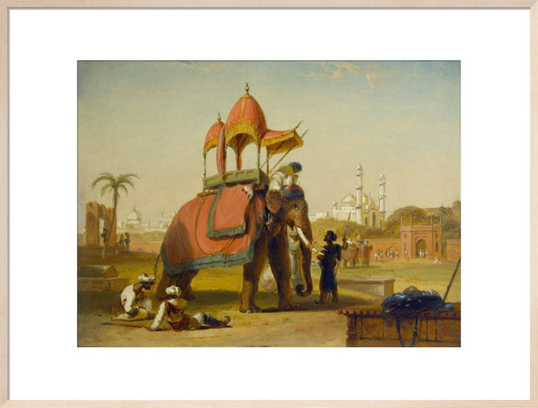 A Caparisoned Elephant - Scene near Delhi (A Scene in the East Indies)
