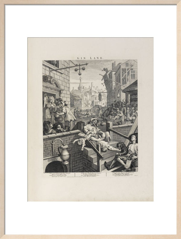 Gin Lane by William Hogarth