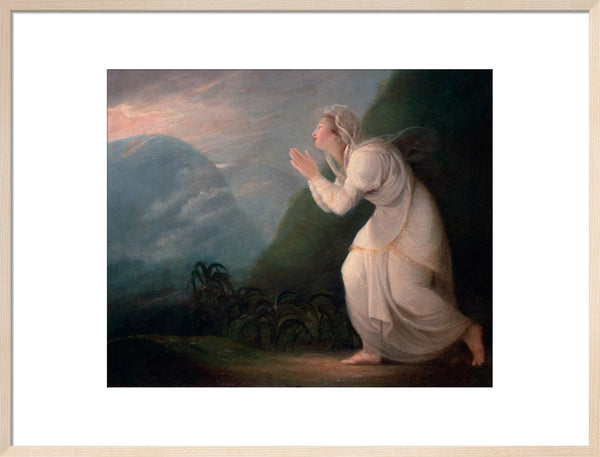 A Persian Lady Worshipping the Rising Sun