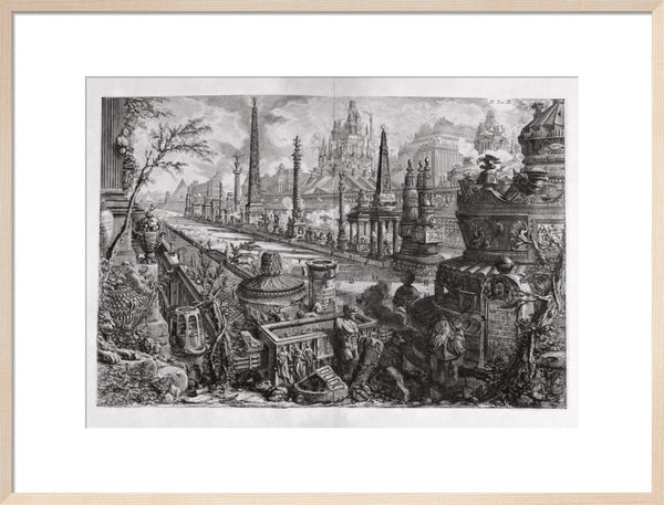 Circus of Mars with neighbouring Monuments viewed at the Via Appia