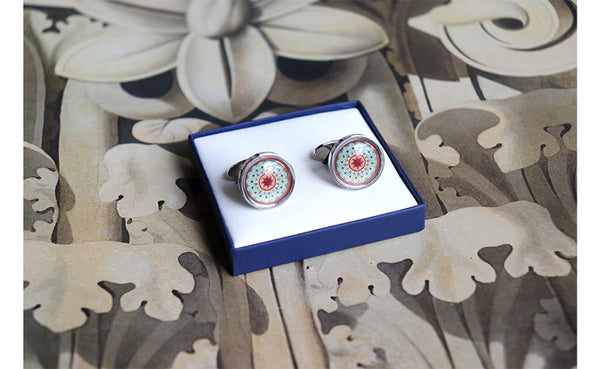 Adam Burnt Orange Cufflinks