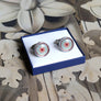Adam Burnt Orange Cufflinks