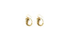 Gold Roman Acorn Earrings