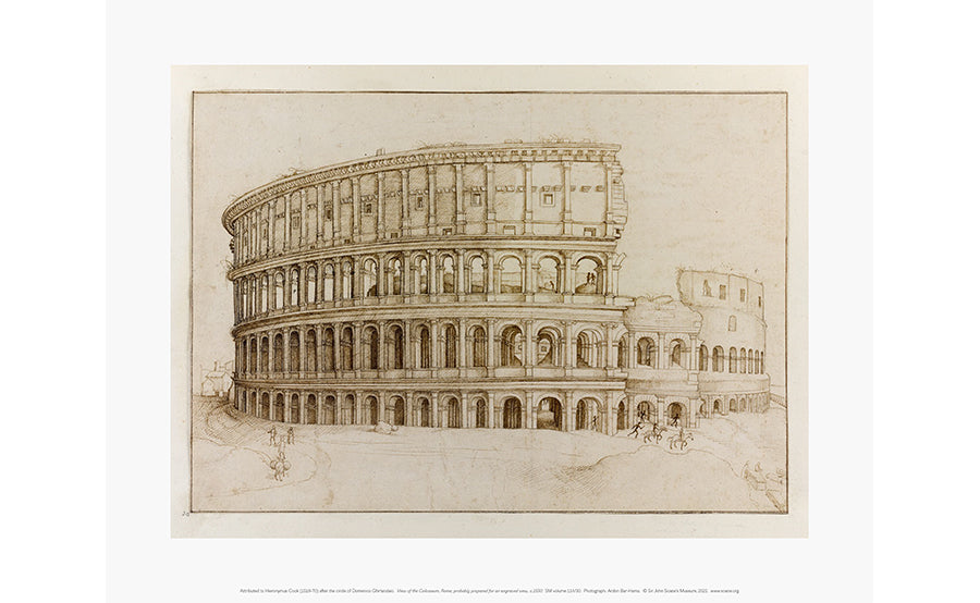 View of the Colosseum, Rome Mini Print