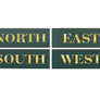 Four Directions Wall Signs