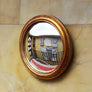 Gold Convex Mirror 23cm