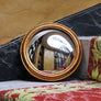 Gold Convex Mirror 23cm